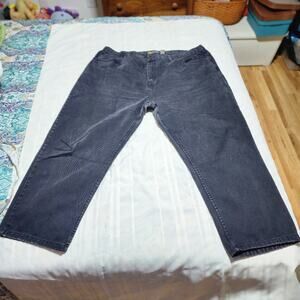 ROUTE 66 EUC MENS RELAXED FIT 46 x 30 BLACK JEANS.